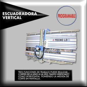 ESCUADRADORA VERTICAL AUTOMÁTICA FUNCIONES Y PROGRAMACIÓN